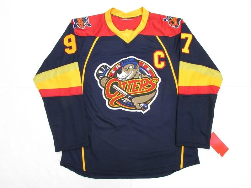 

12 Alex Debrincat 97 Connor Mcdavid Erie Otters Hockey Jersey Embroider stitching Customized Any Name And Number Jersey