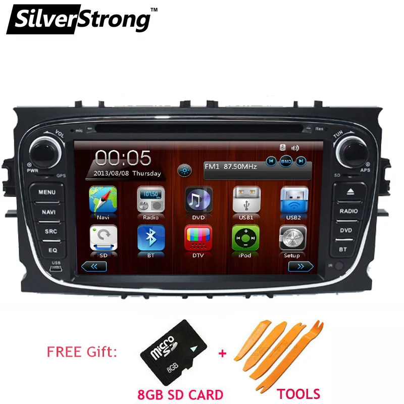 SilverStrong WinCE Two Din Universal Car DVD Player For FORD FOCUS2 GALAXY MONDEO CONNECT 2008 2011