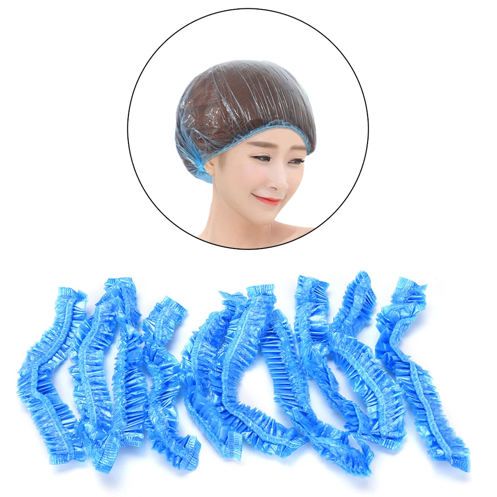 10 шт./лот,, одноразовая шапочка для душа для лечения волос, принадлежности для ванной