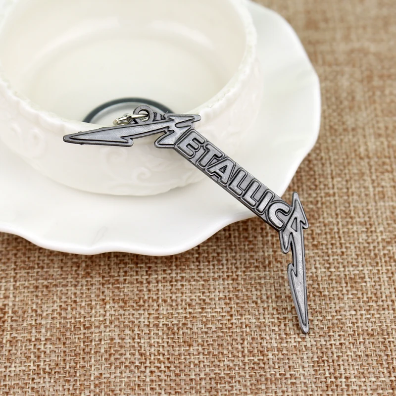 

Rock Music Band Metallic Keychain Key Rings Trinket Jewelry