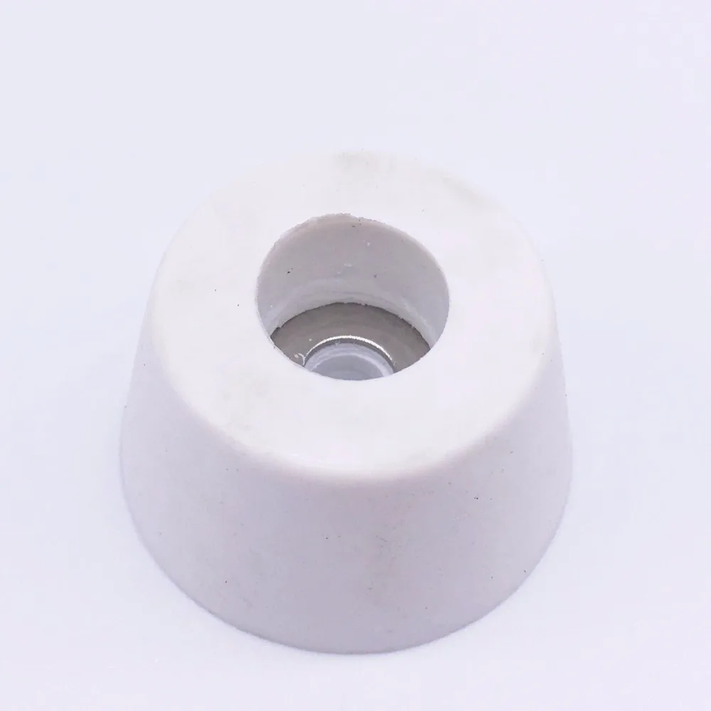 

Wkooa 33x27x33mm Rubber Feet Bumpers Bushings for Furniture Rubber Pads Conical White Pack 20