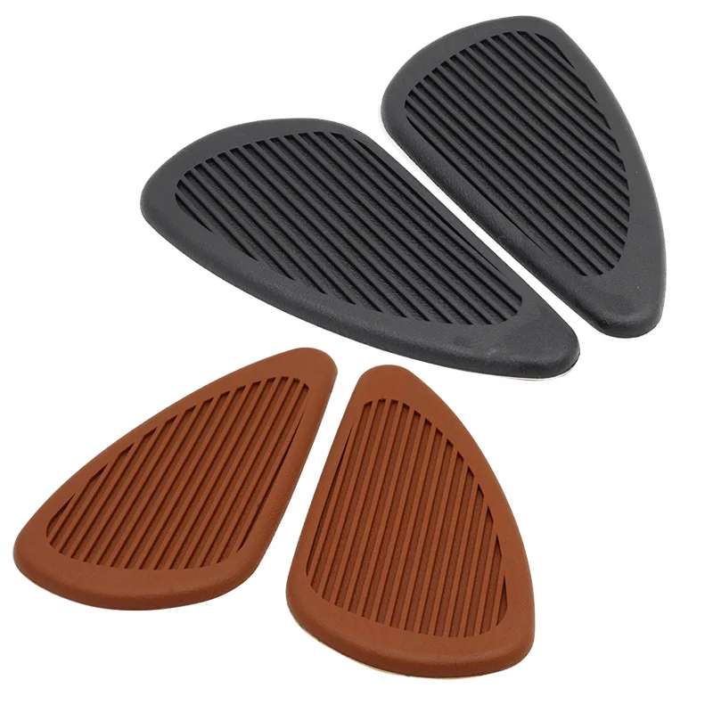 

Universal Motorcycle Anti-slip Tank Pads Side Gas Knee Grip Traction Pad Protector Sticker Decals For Harley Cafe Racer Bobber