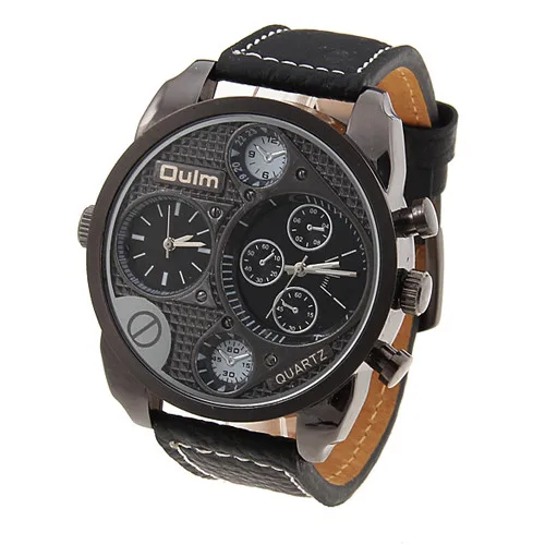 Relogio masculino Vogue Dual Time повседневные Oulm 9316 Relogio спортивные часы мужские военные армейские часы подарок кварцевые наручные часы