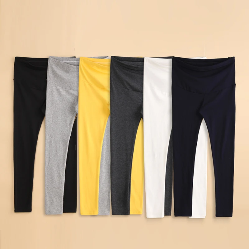 

Maternity legging spring maternity pants cotton maternity clothing elastic pants For Pregnant Women belly pants trousers 2018