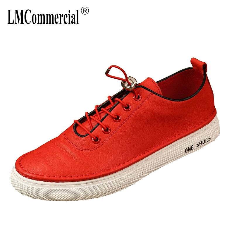 

spring Genuine leather casual men's shoes British retro all-match cowhide breathable sneaker fashion boots men casual shoes