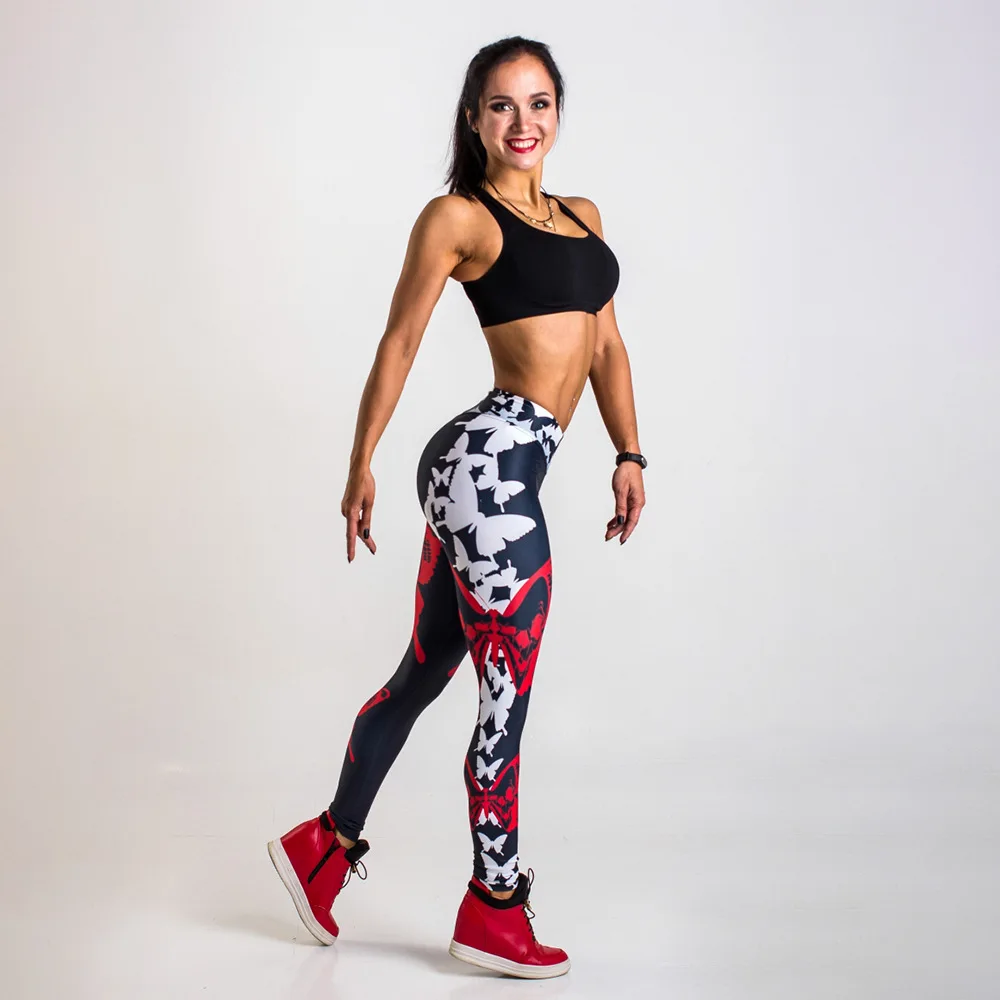 

2018 Women Fitness Sport Running Pants Active Wear Ladies Leggings Leggins Gym Workout Jogging Aerobic Sports Clothing
