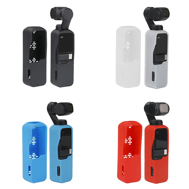 osmo Pocket Wrist Strap Lanyard + Silicone Protective cover case for dji osmo Pocket Handheld gimbal camera accessories 1 (19)