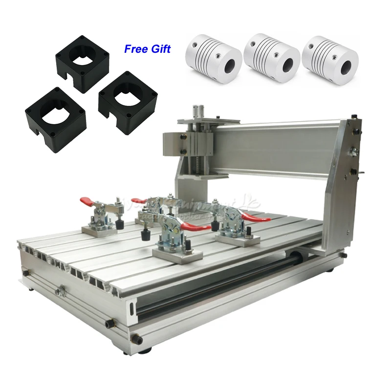 

Mini Lathe Body Rack CNC Engraving Machine 4030 CNC Frame Kit Ball Screw 3pcs Couplings DIY CNC 3040 Router