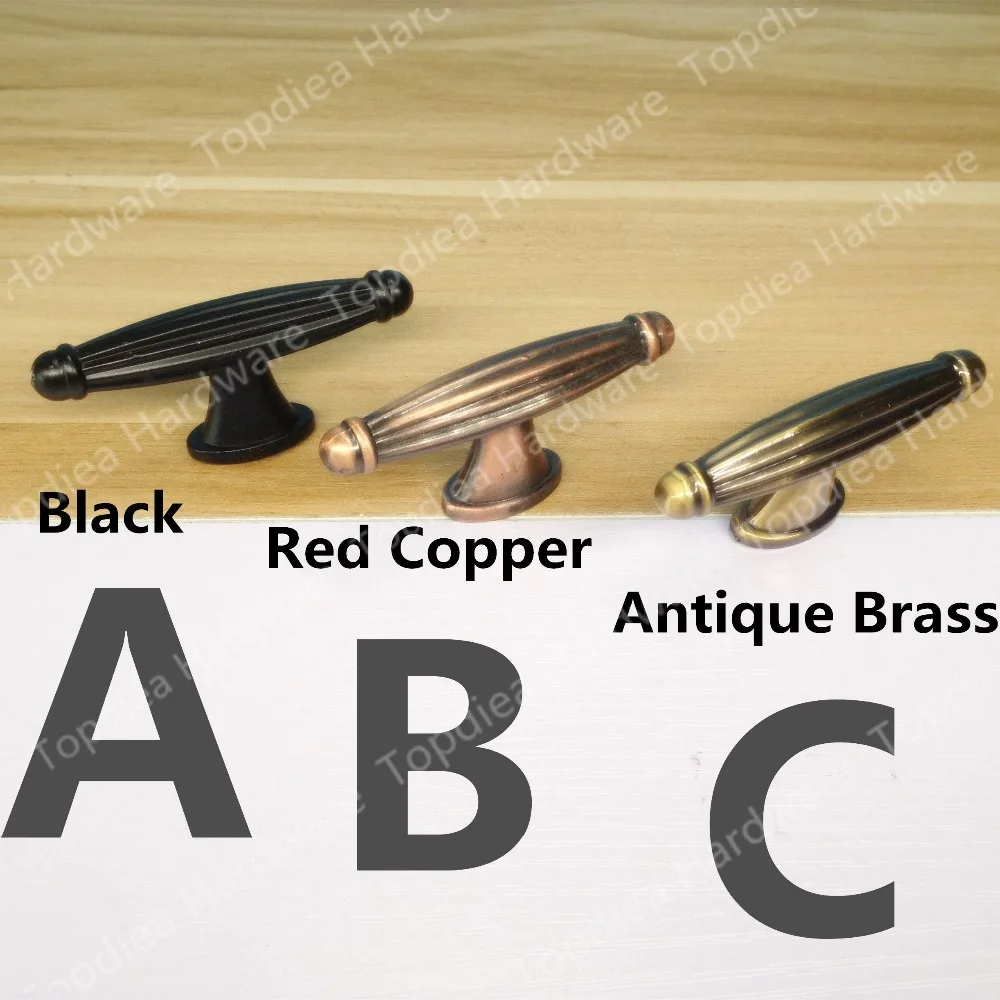 69mm Single hole Black color Single Hole furniture handle kitchen handle drawer pullsin