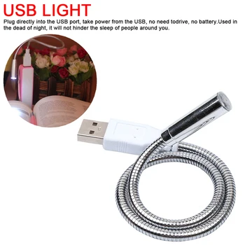

Keyboard lights Computer Book Reading Adjustable Lamp Hose USB LED Light Hose Light Creative Gift Flexible Light Lamp