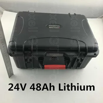 

7S 24v 48Ah Lithium battery pack li ion for UPS slar energy storage system golf cart motorbike+29.4V 5A charger
