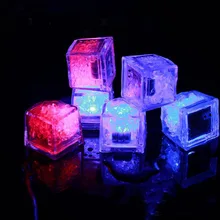 Светильник кубики льда Свадебные обручальные вечерние принадлежности красочные светодиодные сенсорные лампы светящиеся реквизиты аксессуары 8D0009