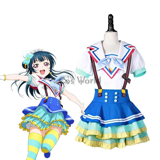 Прекрасно! Солнечный свет! Костюм для косплея Aqours костюм из аниме Джампер