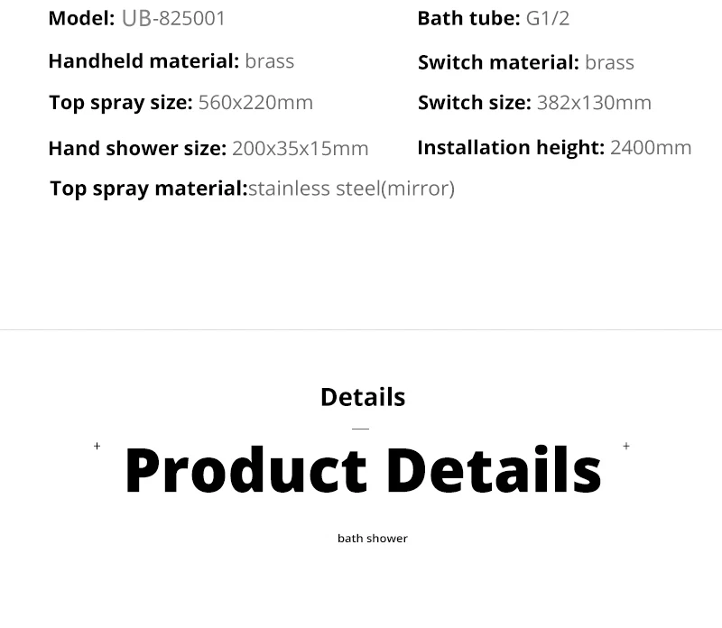 Led Shower Set 22 Waterfall Controller Smart Shower System Massage Bath & Shower Faucets (24)