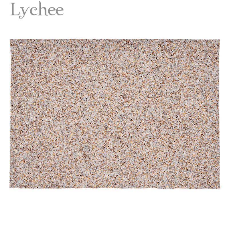 Lychee, 15x21 см A5 блестящие не сужающийся книзу массивный обтягивающие штаны из искусственной ткани Высокое качество пошива Синтетическая Кожа DIY Материал для Сумки из натуральной кожи одежды