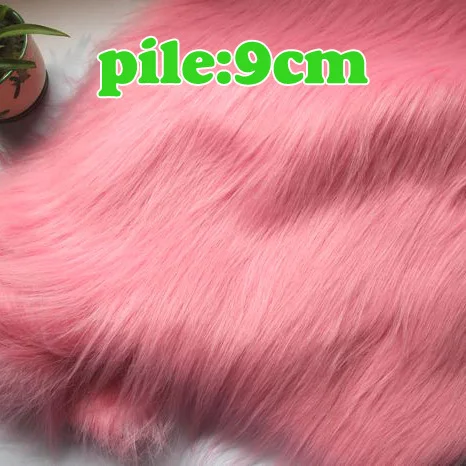 

Pink Solid Shaggy Faux Fur Fabric (long Pile fur) Costumes Cosplay Backdrops Cloth 36"x60" Sold By The Yard Free Shipping