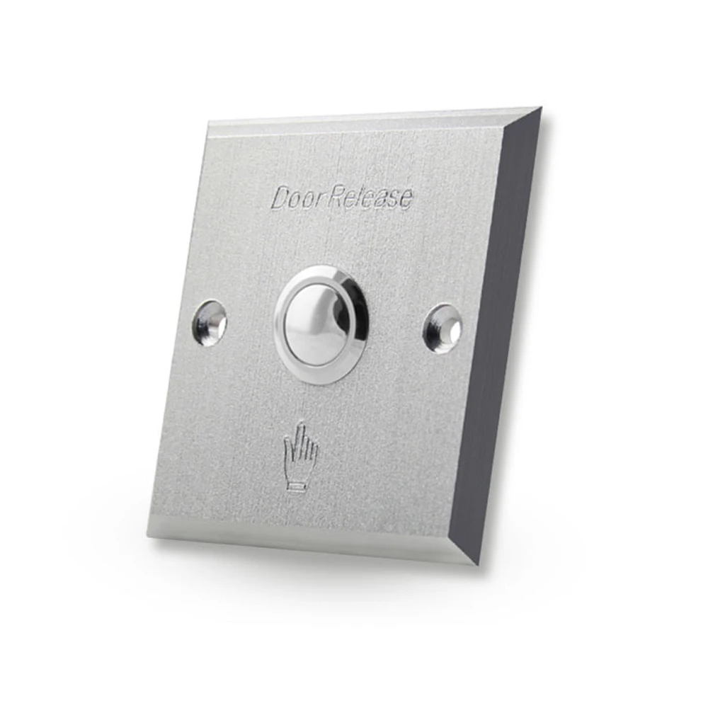 4 PCS Door Access Control System Release Button Metal Auto Restoration Normally Open Push To Normally Close Panic Button