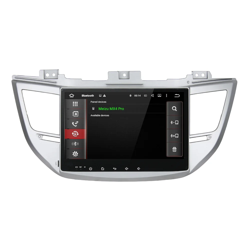 Best 10.1 inch Screen Android 5.1.1 Car GPS Navigation DVD Player Radio System Media Stereo Audio Video for Hyundai ix35 2015 3