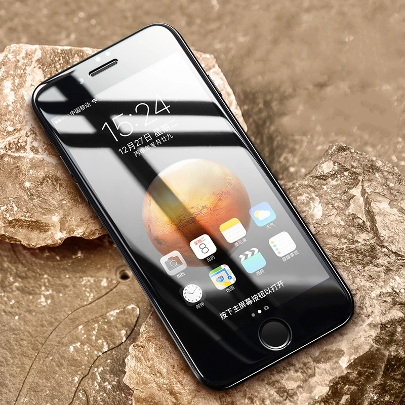 3D стекло для iPhone 7 6 6s Plus защита экрана с закругленными краями закаленное защитное