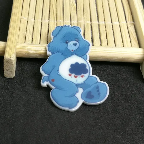 

Free shipping 25pcs/lot 25*40MM cute cartoon bear care planar resin BIHAIYUAN