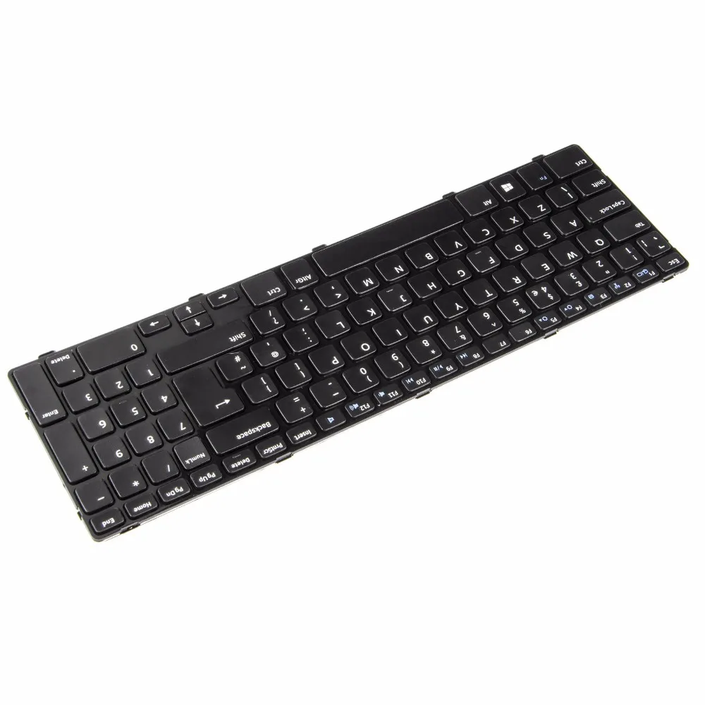 Gzeele-novo Teclado Preto Retroiluminado para Computador Portátil Dell Pk130sz1a10 Qverty uk Inglês - Imagem 6
