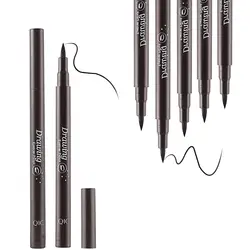 QIC жидкая подводка для глаз cool black waterproof eye liner pencil quick dry drawing eyeliner pencil long lasting cosmetic 131-0244