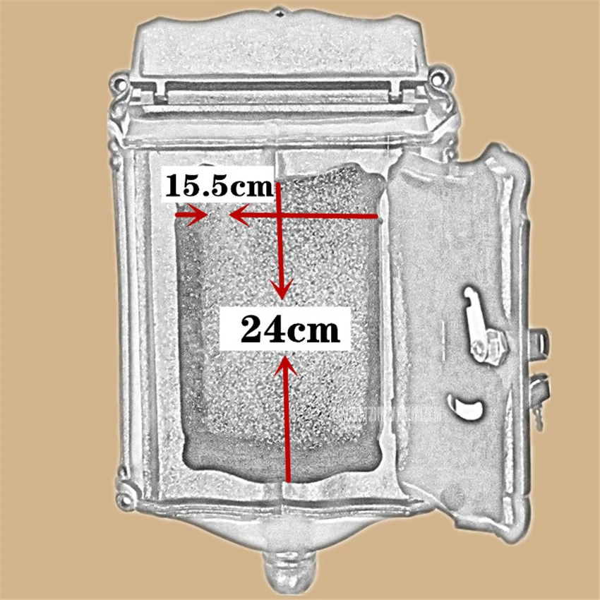 Винтажная Ретро почтовая коробка из алюминиевого сплава, почтовый ящик, металлическая почтовая коробка с буквами, настенная почтовая коробка, винтажный домашний садовый двор