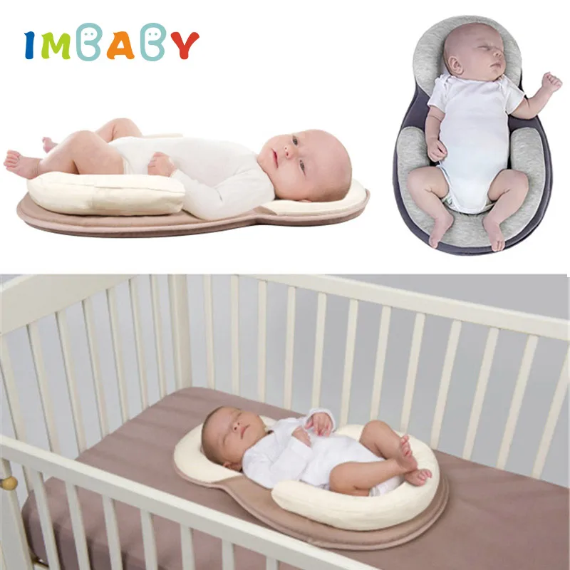 

IMBABY Baby Shaping Pillow Infant Newborn Mattress Pillow Baby Flat Head Shaping Pillow Baby Nursing Baby Head Protection Pad