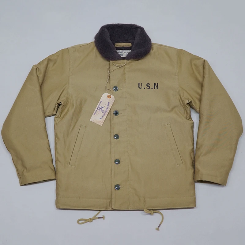 BOB DONG US Navy N-1 куртка базовая модель винтажная USN Мужская Военная шерстяная куртка