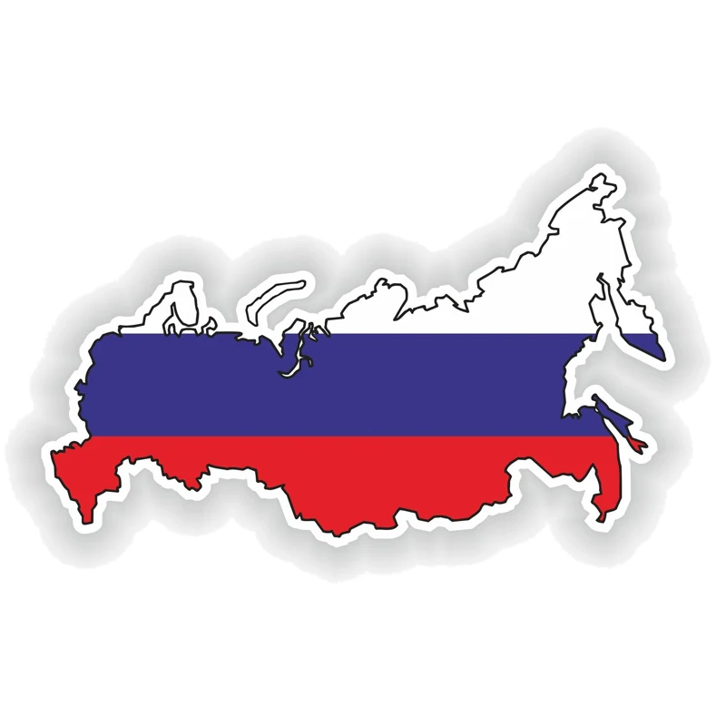 Россия карта силуэт