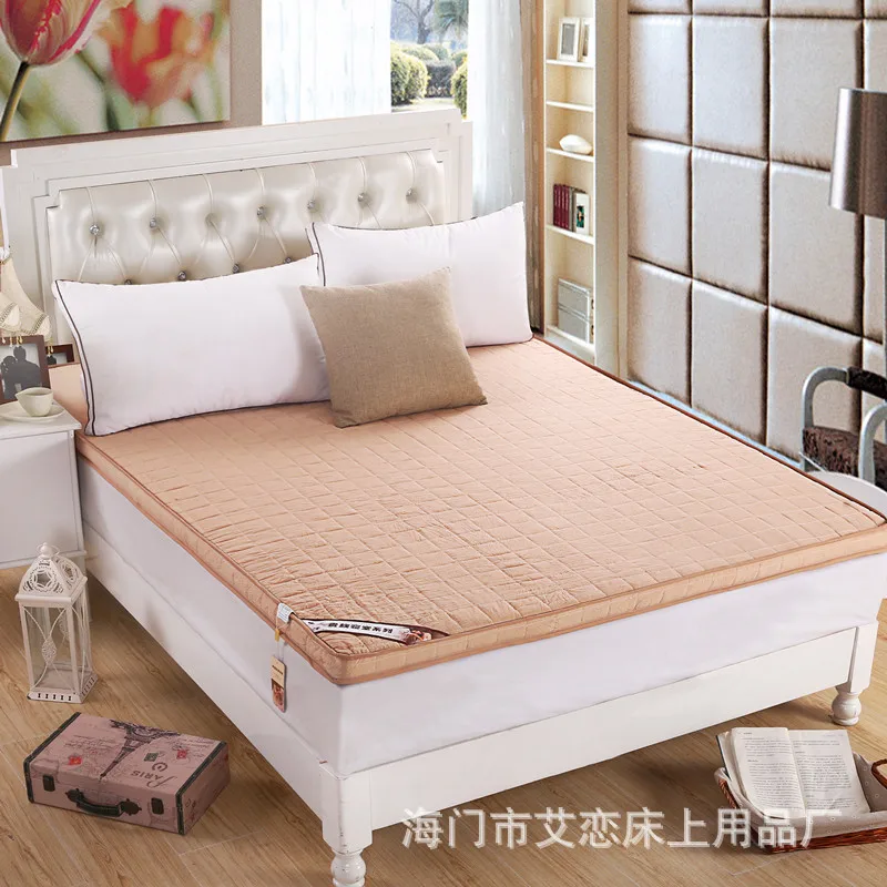 6.5cm Polyester filling Folding close skin soft Mattress six colors,size of king queen full twin Four seasons available