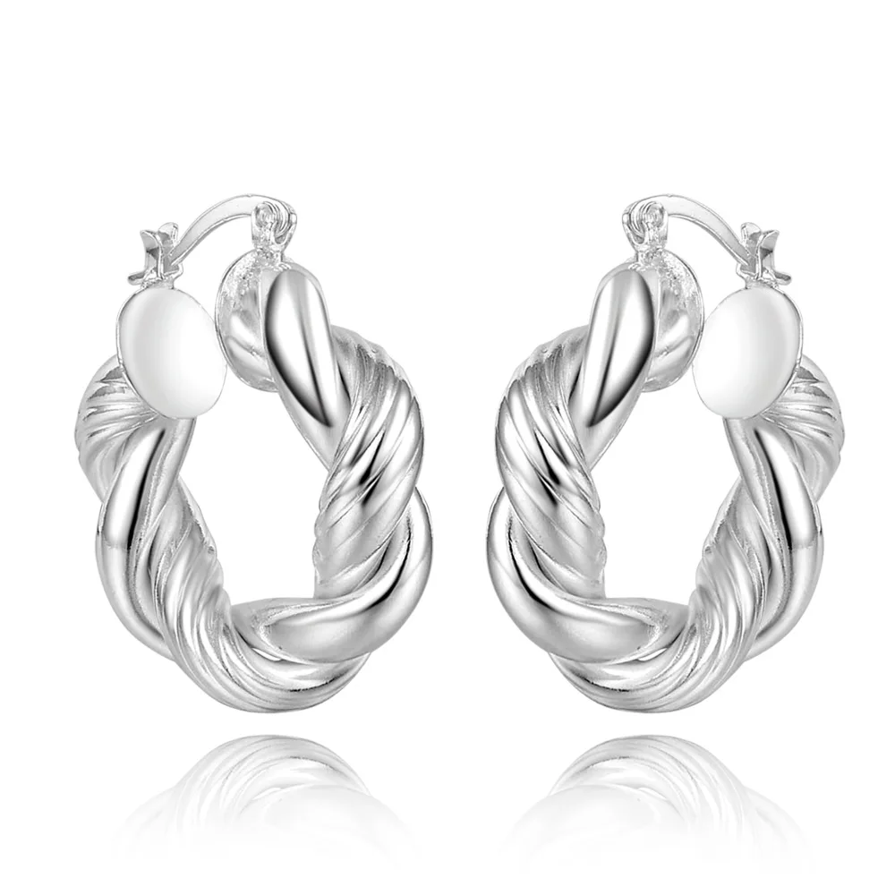 cheap silver hoop earrings