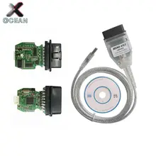 V2.0.4 MINI VCI For TOYOTA TIS Techstream MINI VCI FTDI FT232RL MINI-VCI J2534 OBD OBD2 Car diagnostic cable automotive tool