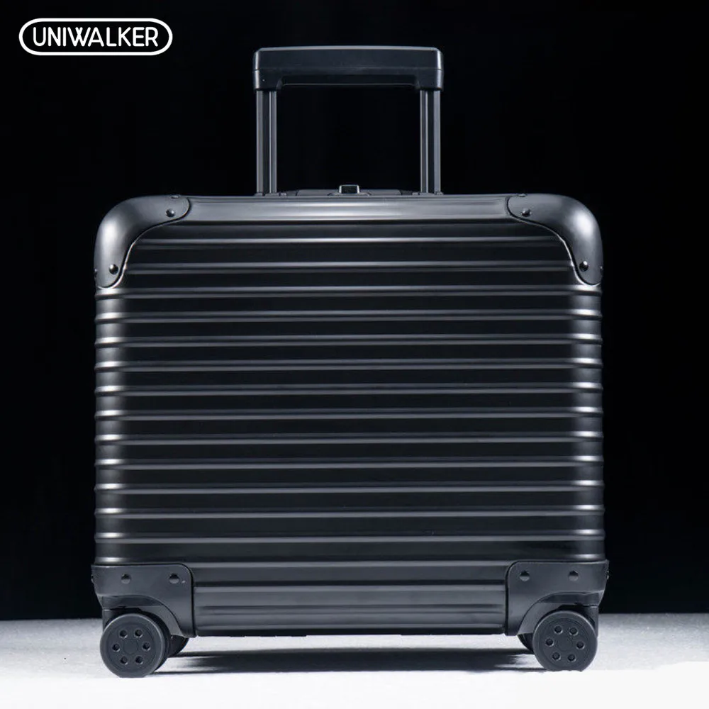 UNIWALKER 100 Aluminum Alloy 18 Inch Luggage Trolley Travel Suitcase