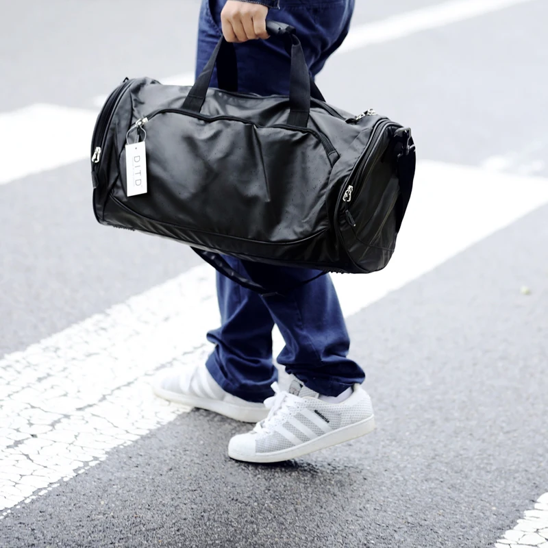 Новые водонепроницаемые дорожные сумки из Оксфорда, большие размеры, Женская дорожная сумка-тоут, мужская сумка через плечо с индивидуальными позициями обуви