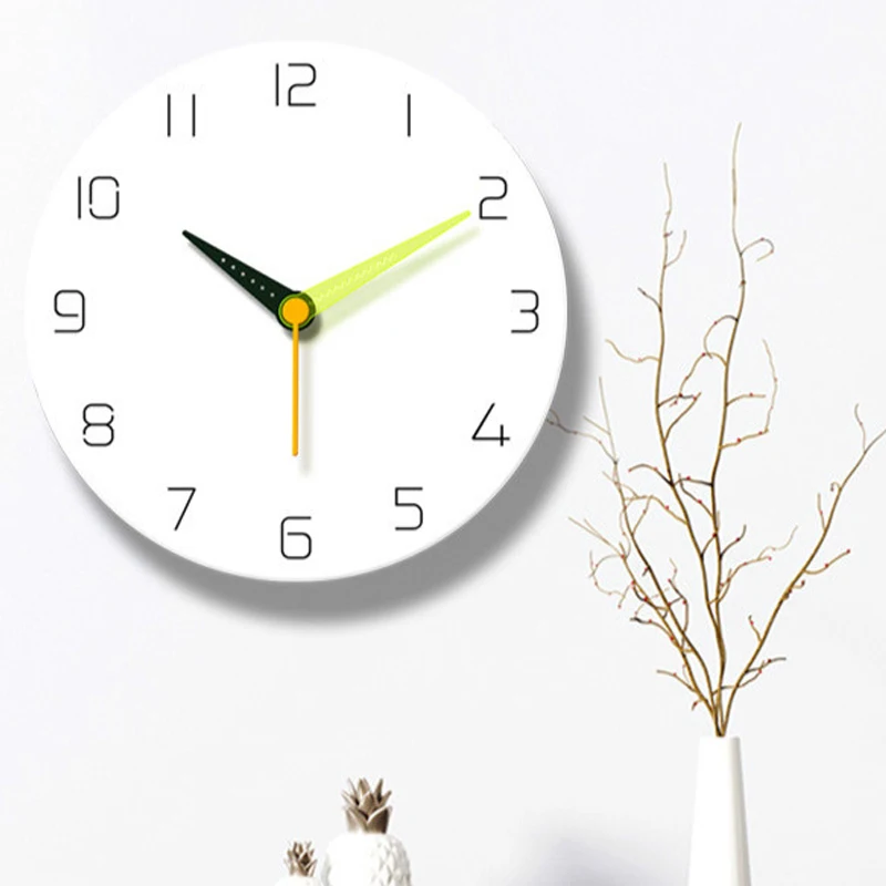 Минималистический современный дизайн настенные часы кухня Искусство личности скандинавские часы украшение дома кварцевые спальня чисто белая гостиная