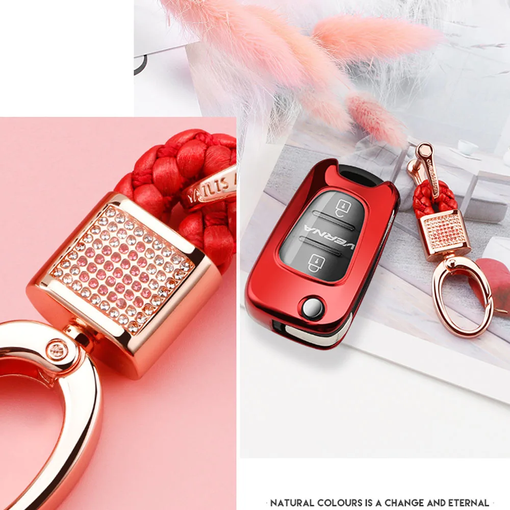 

For Kia RIO K2 K5 ceed Sportage Sorento Picanto For Hyundai i20 i30 i35 iX20 iX35 Solaris Verna elantra TPU Car Key Cover Case