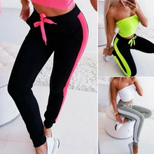 Женские спортивные штаны для йоги, тренировки, спортзала, фитнеса, леггинсы, эластичные брюки, спортивная одежда