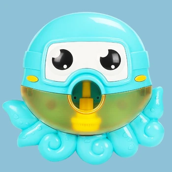 

abay 2019 hot Soft Music / 3 Large Suctions Cups / Soothing Toy Bath Octopus Bubble Machine WB-75