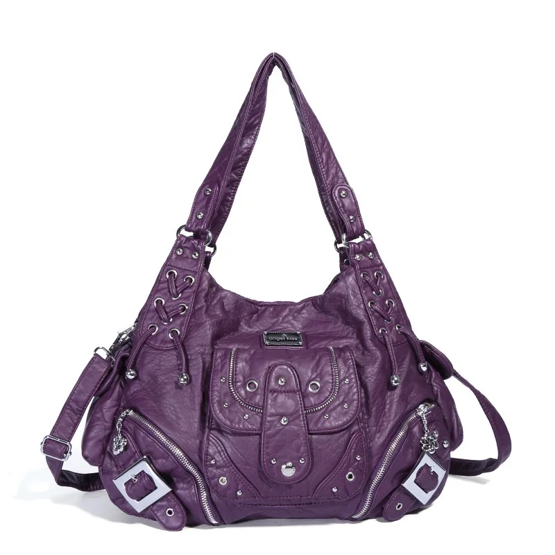 Angelkiss النساء بو يد قمة الموضة-مقبض حقيبة حقيبة زلابية حقيبة كتف حمل حقيبة sac حقيبة يد فاخرة كبيرة بولسا