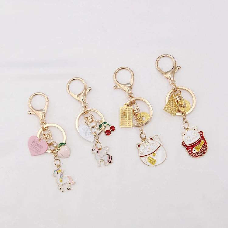 Япония трандитивный амулет-талисман чуринга Periapt Maneki Neko Lucky Cat Fat Horse брелок для ключей с Пони Женская Автомобильная сумка Подвеска D301