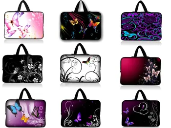 

10.1 13.3 14 15.4 15.6 17.3 inch Butterfly Neoprene Notebook Laptop Tablet Sleeve Bag Case Carry Bag For Macbook Air/Pro/Retina