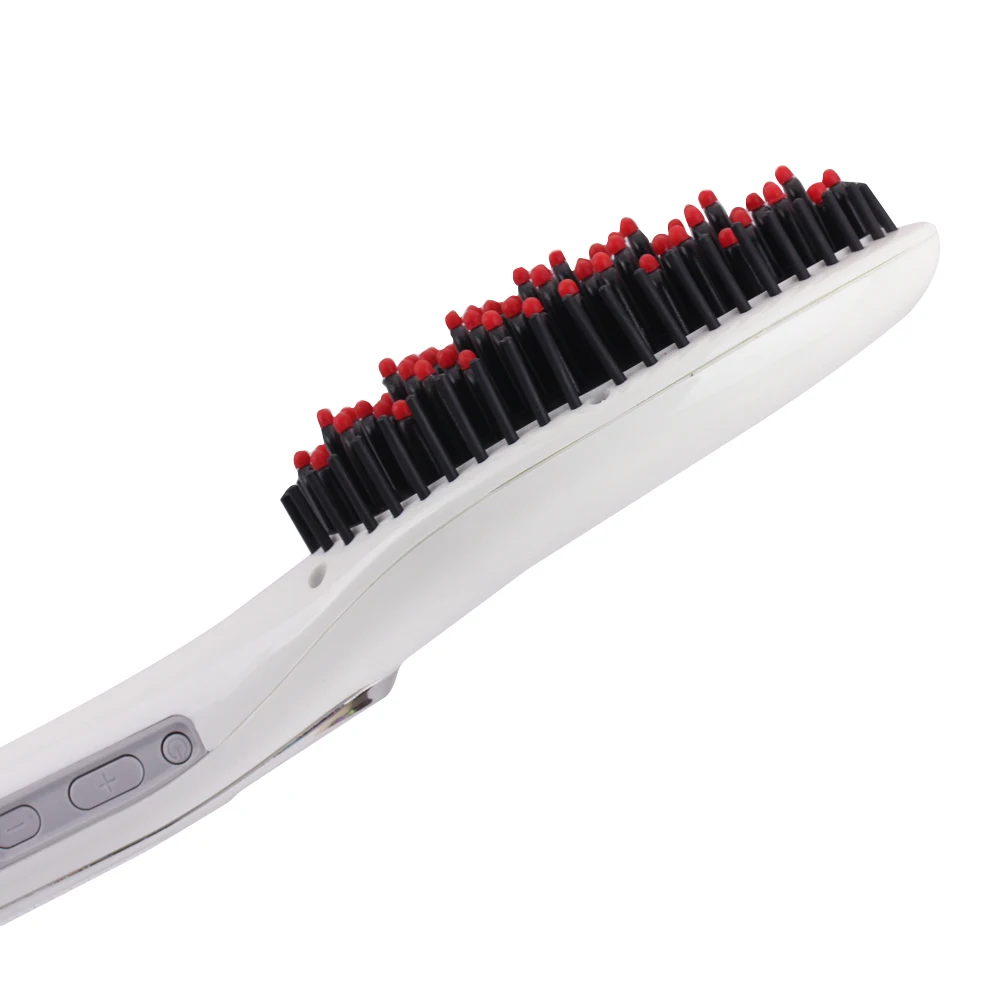 Электрический Выпрямитель для волос щетка для волос Стайлинг автоматический массажер выпрямители просто быстрый Утюг для волос Инструменты для укладки