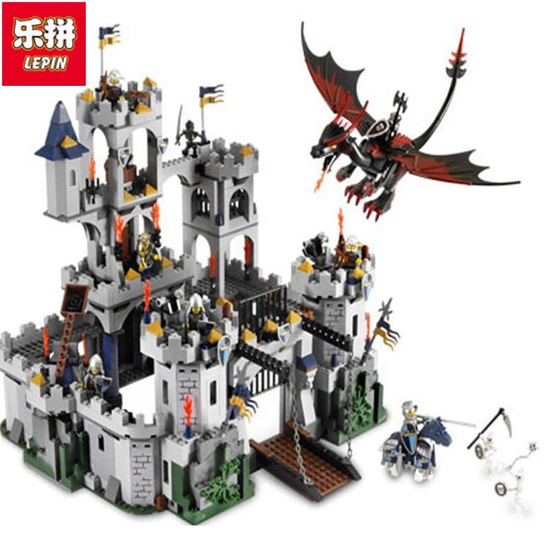 

Presale Lepin Sets 16017 1023Pcs Movies Figures Castle King's Siege Model Building Kit Blocks Bricks Educational Toys Gift 7094
