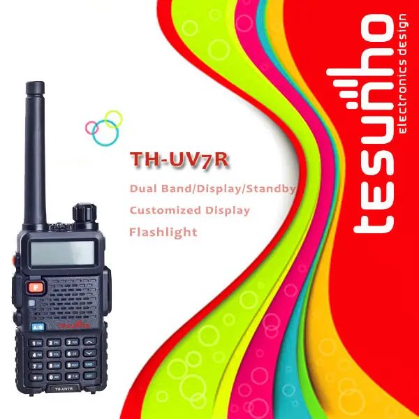 TESUNHO dual band/display/standby walkie talkie TH-UV 7R A/B band independent operation 2*128 channels FM radio | Мобильные телефоны