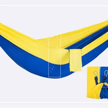 Два человека зеленый парашюты гамак campings гамаки двойной гамак Досуг путешественник