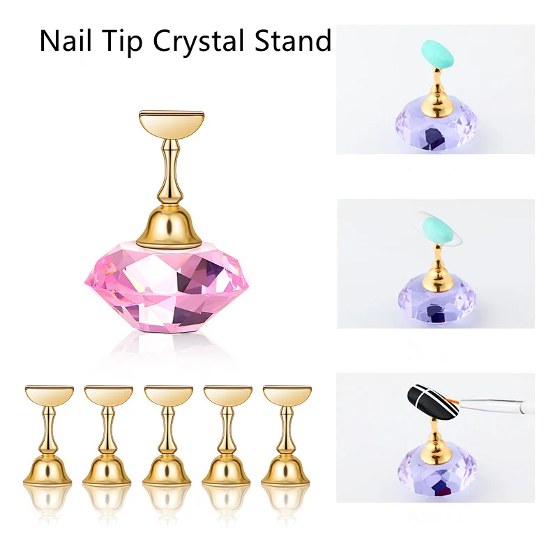 1Set False Nail Holder Practice Training Display Stand