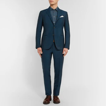 

2017 High-grade Best Selling Two Pieces Suits Notched Lapel Single-breasted Three Pockets Evening Party Suits (jacket+pants)