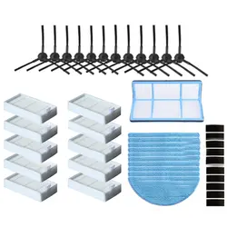 Боковая щетка Hepa фильтр Швабра Ткань Основной Пылезащитный фильтр для Ilife V50 V55 Ilife V5 V5S V3 V3S V5Pro X5 V5S Pro пылесос Par