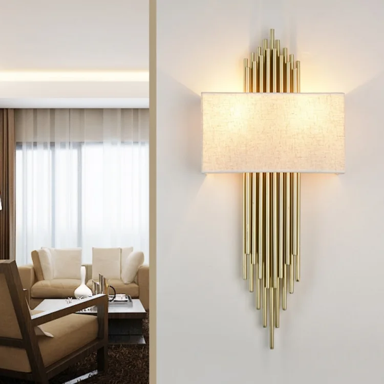 Post modern personality gold ball pulley wall lamp restaurant bar living room bedroom wall lamp